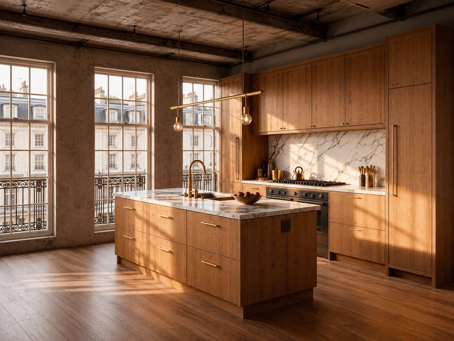 Refined warm interior detail by IDK Project